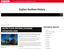 Tablet Screenshot of exploresouthernhistory.com